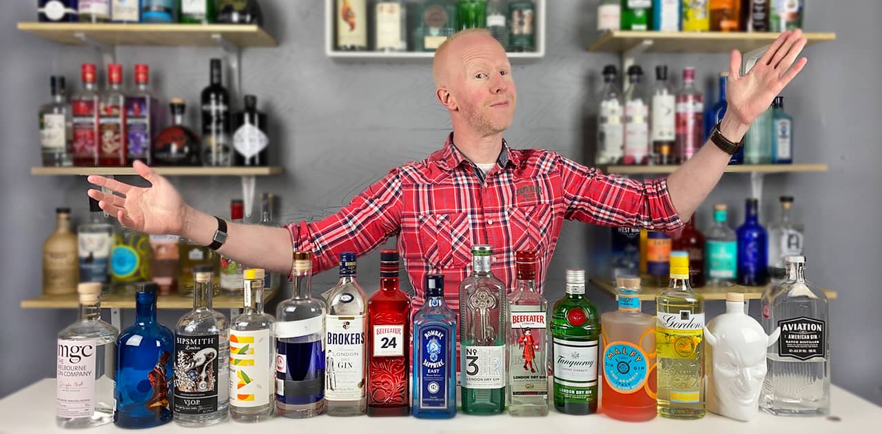 No Nonsense Gin studio gin line up